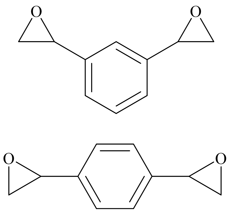 YW-622 · Phenylene bis(oxirane) · រចនាសម្ព័ន្ធពីសៀវភៅណែនាំផលិតផលដែលបានផ្គត់ផ្គង់