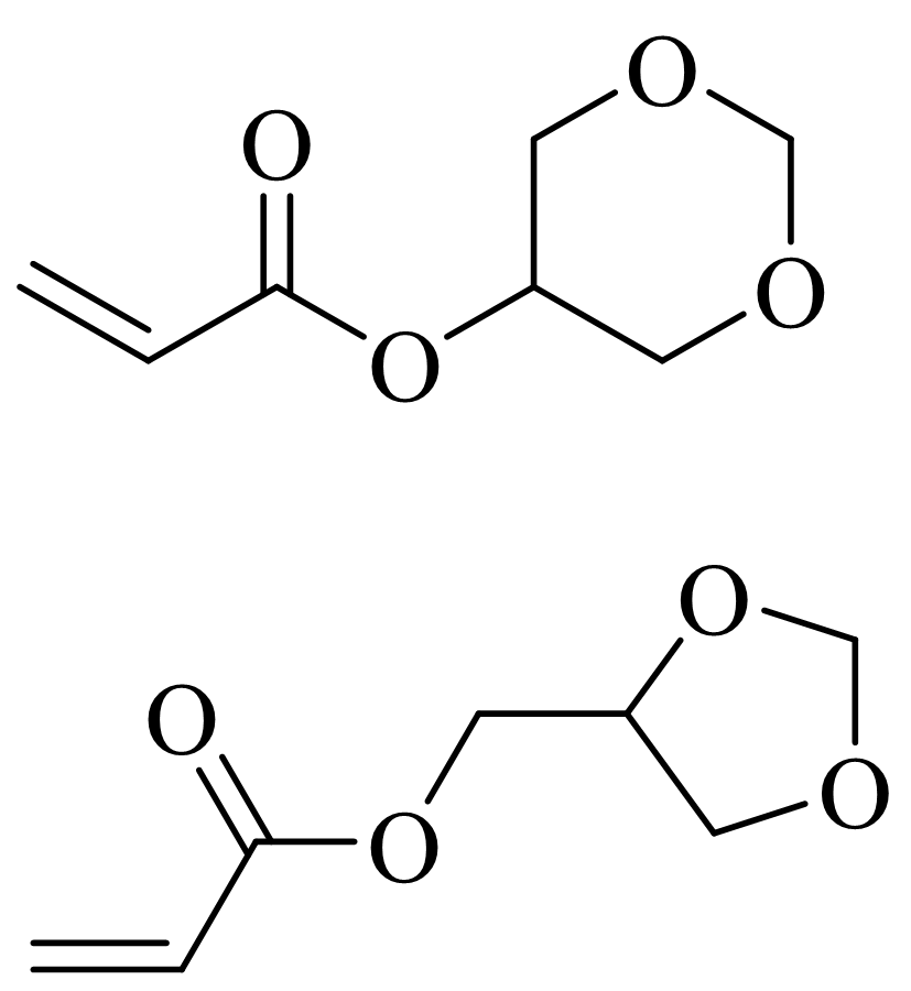 YW-811 · ហ្គ្លីសេរីរ៉ុលអាគ្រីឡាតផ្លូវការ · រចនាសម្ព័ន្ធពីសៀវភៅណែនាំផលិតផលដែលបានផ្គត់ផ្គង់